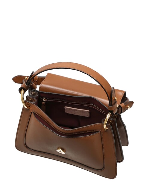 C-ME CALF COCKER Kleine Ledertasche mit Schultergurt Cognac - Damentaschen