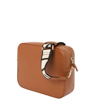 COCCINELLE TEBE Kleine Tasche aus strukturiertem Leder Cognac - Damentaschen - 2