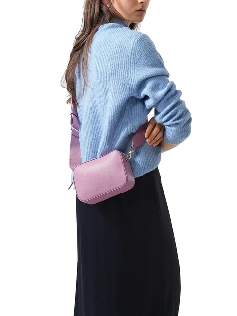 TEBE Schultertasche aus strukturiertem Leder Qualle - Damentaschen