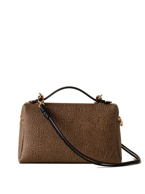 GEMINI Kleine Koffertasche mit Schultergurt natur op / schwarz - Damentaschen