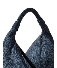 BORBONESE PLIE Hobo-Schultertasche blauer Lapislazuli - Damentaschen - 4