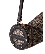 BORBONESE VIS-A-VIS Kleine Umh&auml;ngetasche OP / NATUR / SCHWARZ - Damentaschen - 3