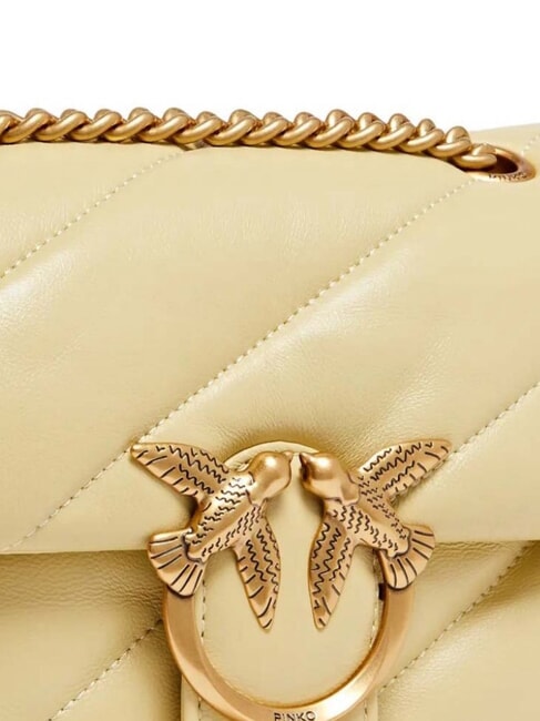 MINI LOVE BAG Nappatasche Vanillegelb-Antikgold - Damentaschen