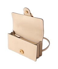 PINKO LOVE ONE CLASSIC Mini-Umh&auml;ngetasche aus Leder Beige-Rauchgrau-Antikgold - Damentaschen - 4