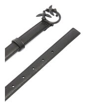 PINKO LOVE BERRY Lederg&uuml;rtel in Farbblock-Optik schwarze Limousinenblockfarbe - G&uuml;rtel - 3