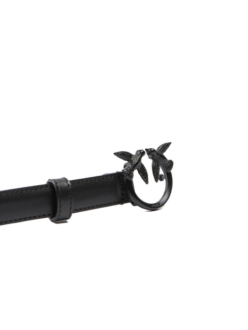 LOVE BERRY Lederg&uuml;rtel in Farbblock-Optik schwarze Limousinenblockfarbe - G&uuml;rtel