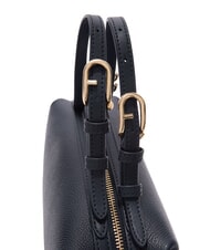 FURLA DOUBLE Ledertasche mit Schulterriemen Tintenblau - Damentaschen - 3