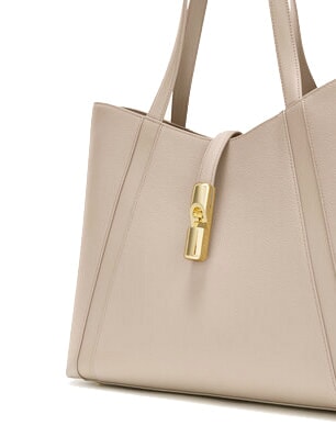 GOCCIA Umh&auml;ngetasche, Leder Leinen - Damentaschen