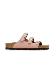 BIRKENSTOCK FLORIDA Dreireihiger Hausschuh aus Nubukleder Zartrosa - Damenschuhe - 2
