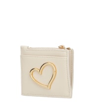 LOVE MOSCHINO HEART TURNLOCK Kartenetui / M&uuml;nzb&ouml;rse Elfenbein - Brieftaschen Damen - 2