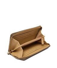 LOVE MOSCHINO EMBOSSED Gro&szlig;e Geldb&ouml;rse mit Rei&szlig;verschluss Dreck - Brieftaschen Damen - 2