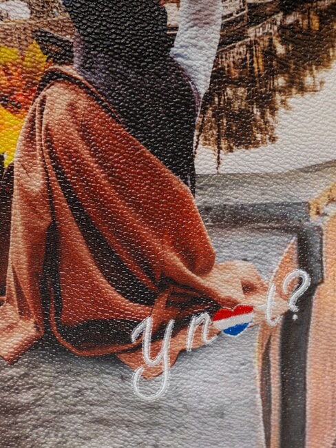 YESBAG Schultertasche mit zwei F&auml;chern Herbst in Holland - Damentaschen