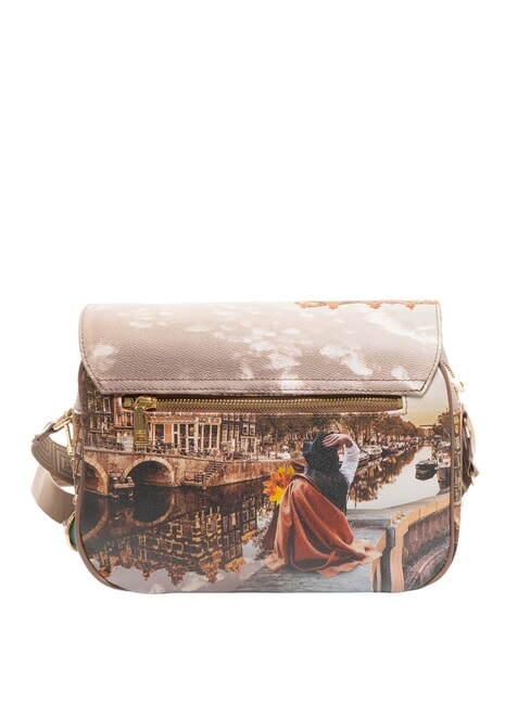 YESBAG Schultertasche mit zwei F&auml;chern Herbst in Holland - Damentaschen