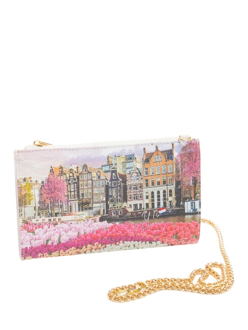YESBAG Clutch-Geldb&ouml;rse mit Schulterriemen Tulpen - Damentaschen