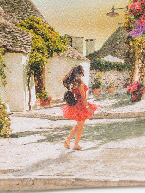 YESBAG SPECIAL Umh&auml;ngetasche aus Metall mit Umschlag Trullissima - Damentaschen