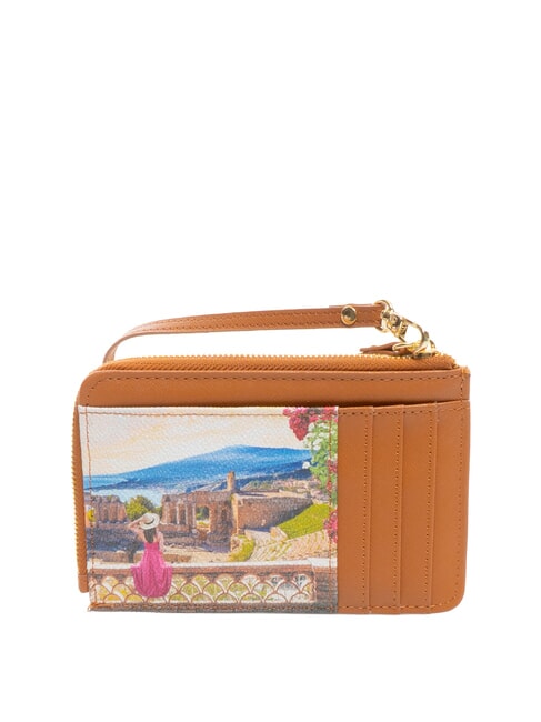 YESBAG Flaches Kartenetui mit Rei&szlig;verschluss und Handgelenkschlaufe Sommer in Taormina - Brieftaschen Damen