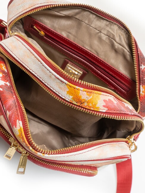 YESBAG Schultertasche mit zwei F&auml;chern Rom regnet - Damentaschen