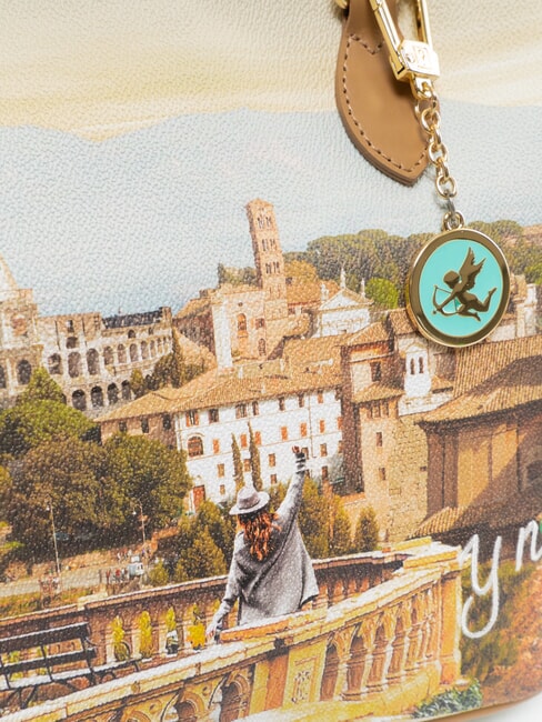 YESBAG Mittelgro&szlig;e Schultertasche Rom Landschaft - Damentaschen