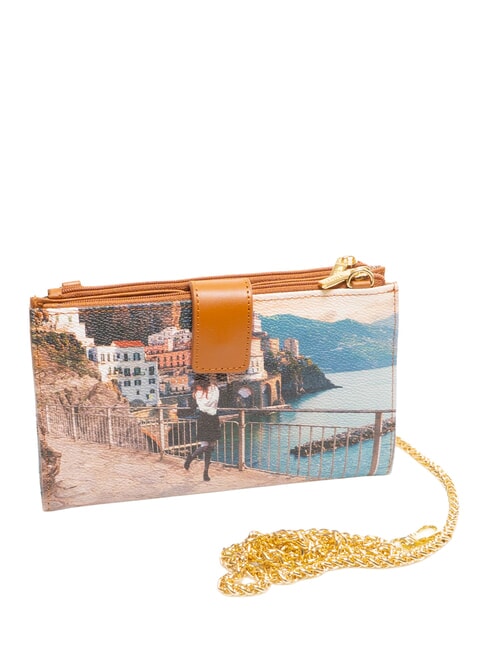 YESBAG Clutch-Geldb&ouml;rse mit Schulterriemen Winterk&uuml;ste - Damentaschen