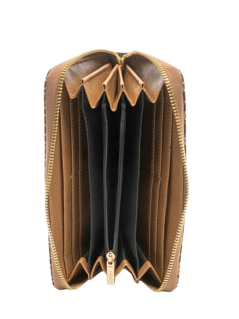 AUDREY Gro&szlig;e Geldb&ouml;rse mit Rei&szlig;verschluss Tabak - Brieftaschen Damen