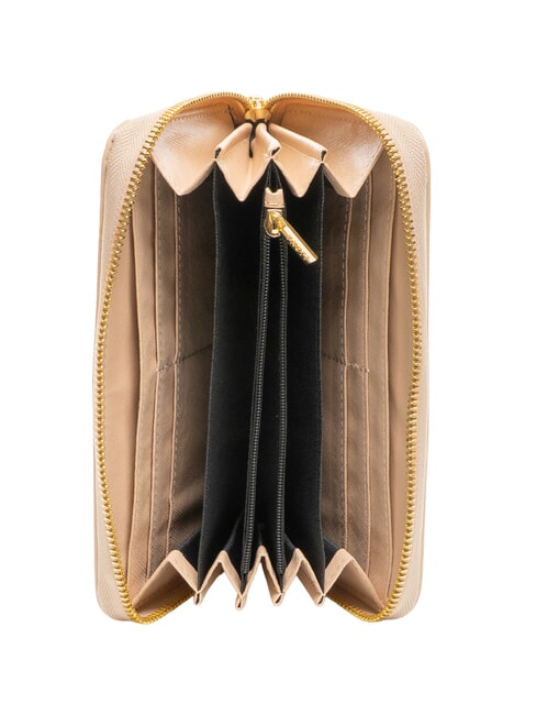 LUCY Gro&szlig;e Geldb&ouml;rse mit Rei&szlig;verschluss Sand - Brieftaschen Damen