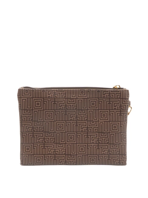 LABIRINT Flache Clutch mit Manschette Nuss - Damentaschen