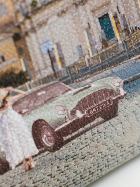 YESBAG Mittelgro&szlig;e Clutch mit Manschette imperial - Damentaschen