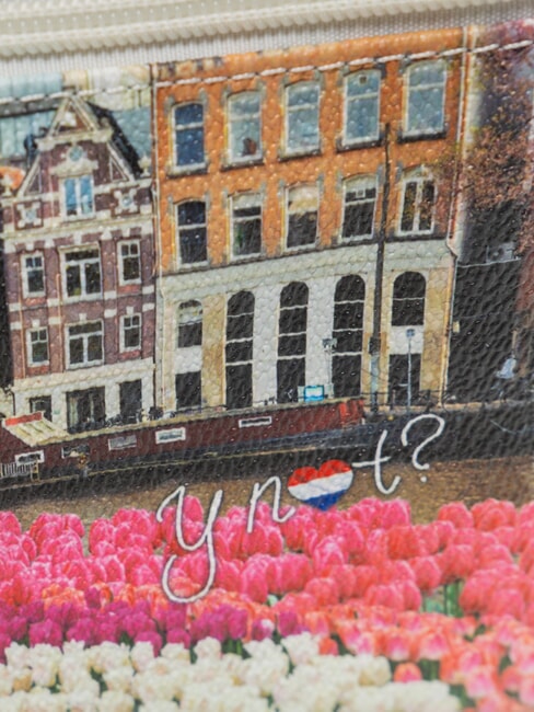 YESBAG Mittelgro&szlig;e Clutch mit Manschette Tulpen - Damentaschen