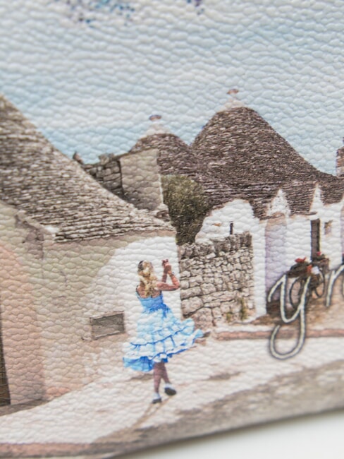 YESBAG Clutch-Geldb&ouml;rse mit Schulterriemen Alice in Trulli - Damentaschen