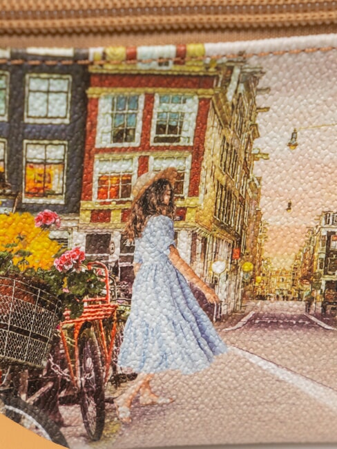 YESBAG Mittelgro&szlig;e Clutch mit Manschette Holland-Tr&auml;ume - Damentaschen