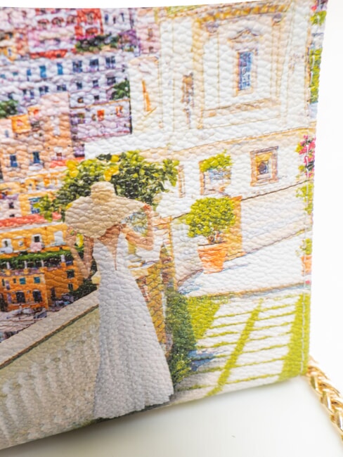 YESBAG Clutch-Geldb&ouml;rse mit Schulterriemen romantische K&uuml;ste - Damentaschen