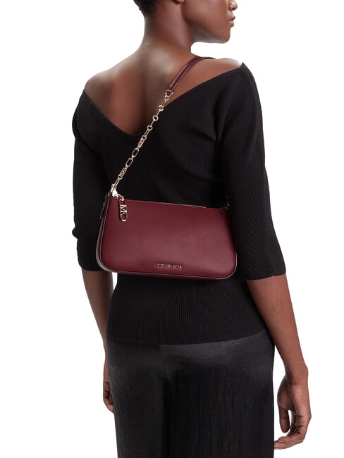 EMPIRE Schultertasche aus Leder Maulbeere - Damentaschen