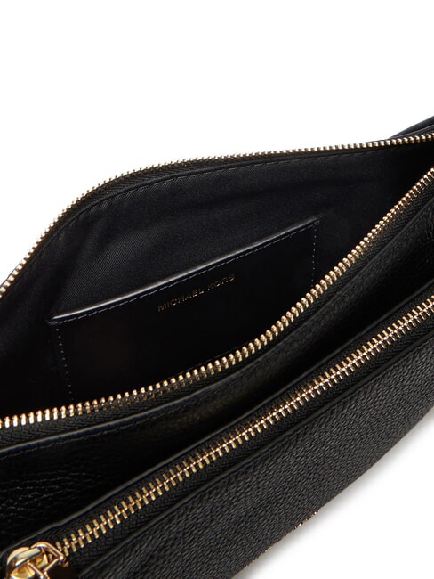 JET SET Schultertasche aus Leder Schwarz - Damentaschen