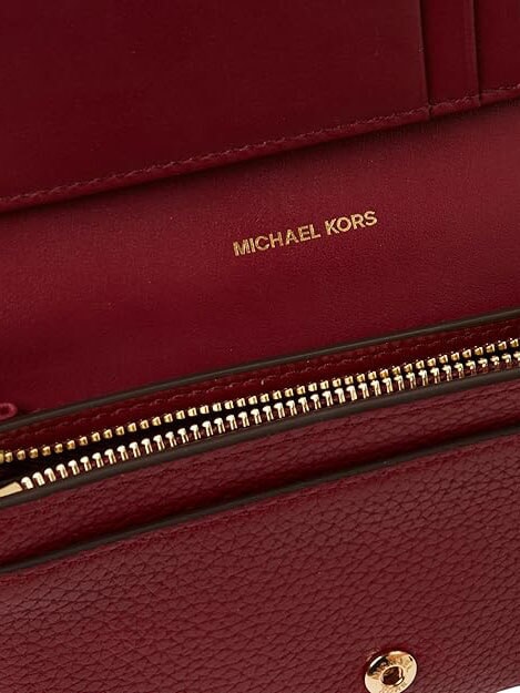 JET SET Mittelgro&szlig;e Ledergeldb&ouml;rse Maulbeere - Brieftaschen Damen