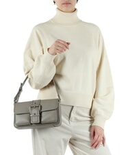 MICHAEL KORS COLBY Mittelgro&szlig;e Schultertasche aus Leder Birke - Damentaschen - 4