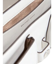 MICHAEL KORS COLBY Mittelgro&szlig;e Schultertasche aus Leder optisch wei&szlig; - Damentaschen - 4