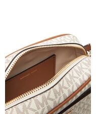 MICHAEL KORS JET SET Kameratasche mit Allover-Print Vanilla/Acrn - Damentaschen - 6