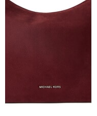 MICHAEL KORS NOLITA Gro&szlig;e Schultertasche aus Nubukleder Ochsenblut - Damentaschen - 3