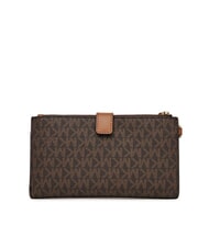 MICHAEL KORS JET SET Clutch-Geldb&ouml;rse mit Handgelenktasche braun - Damentaschen - 3