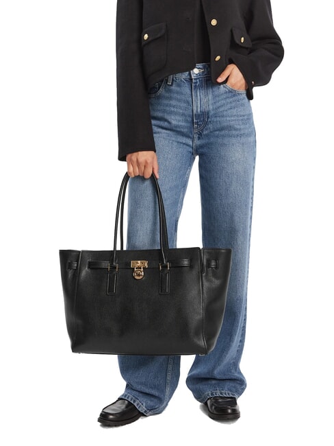 HAMILTON MODERNE Gro&szlig;e Ledertasche Schwarz - Damentaschen