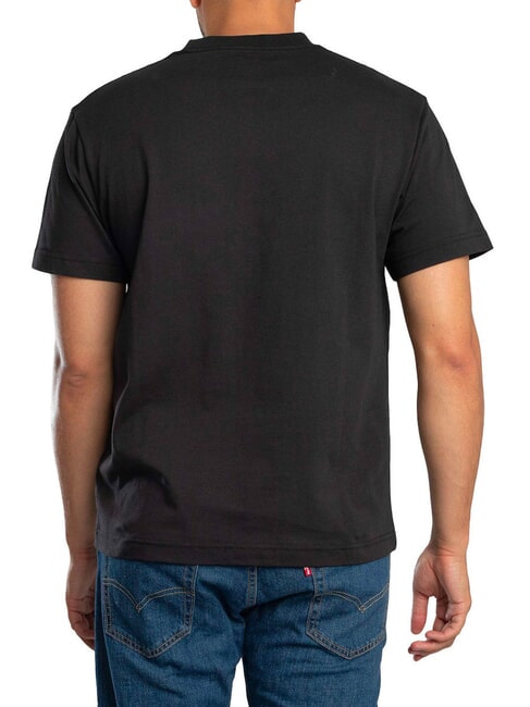 CLASSIC Kurz&auml;rmeliges T-Shirt mit Logodruck Schwarz - Herren-T-Shirts