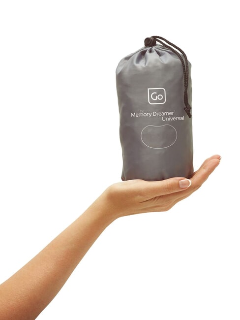 GO Nacken- oder R&uuml;ckenkissen aus Memory-Schaum grau - Reisezubeh&ouml;r