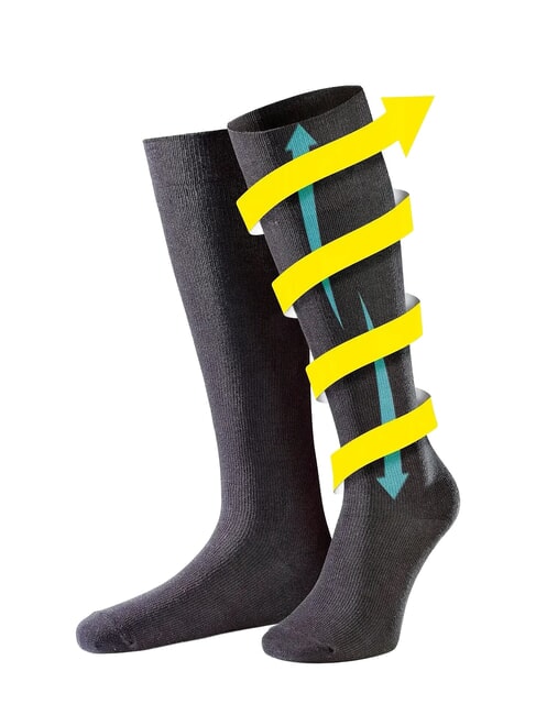 GO Reisestr&uuml;mpfe mit allm&auml;hlicher Kompression Schwarz - Reisezubeh&ouml;r