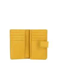 COCCINELLE METALLIC SOFT Geldb&ouml;rse aus strukturiertem Leder sonnig - Brieftaschen Damen - 2