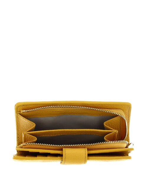 METALLIC SOFT Geldb&ouml;rse aus strukturiertem Leder sonnig - Brieftaschen Damen