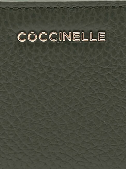 METALLIC SOFT Kartenhalter aus Leder Algen - Brieftaschen Damen