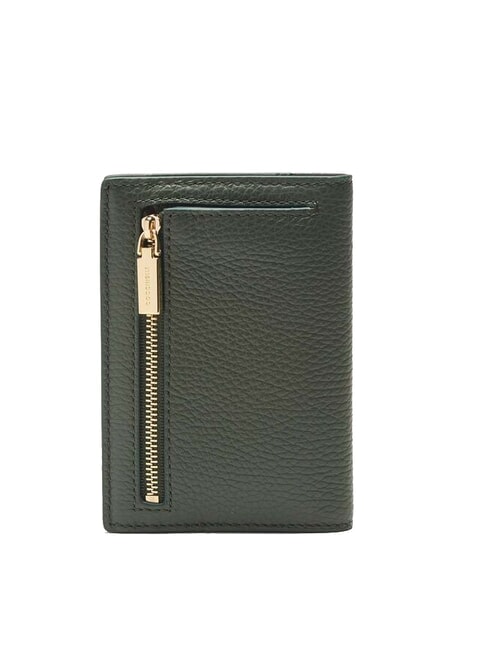 METALLIC SOFT Passh&uuml;lle aus geh&auml;mmertem Leder Algen - Reisezubeh&ouml;r