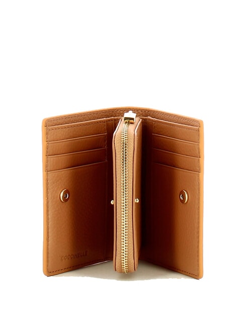 METALLIC SOFT Kompakte Brieftasche aus geh&auml;mmertem Leder H&auml;ute - Brieftaschen Damen