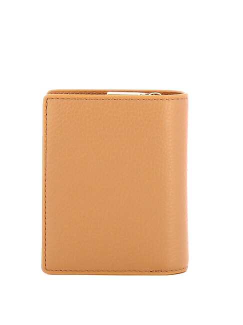 METALLIC SOFT Kompakte Brieftasche aus geh&auml;mmertem Leder H&auml;ute - Brieftaschen Damen