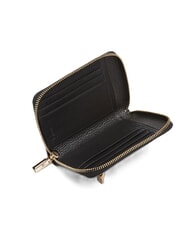 COCCINELLE METALLIC SOFT Geldb&ouml;rse mit umlaufendem Rei&szlig;verschluss Schwarz - Brieftaschen Damen - 2